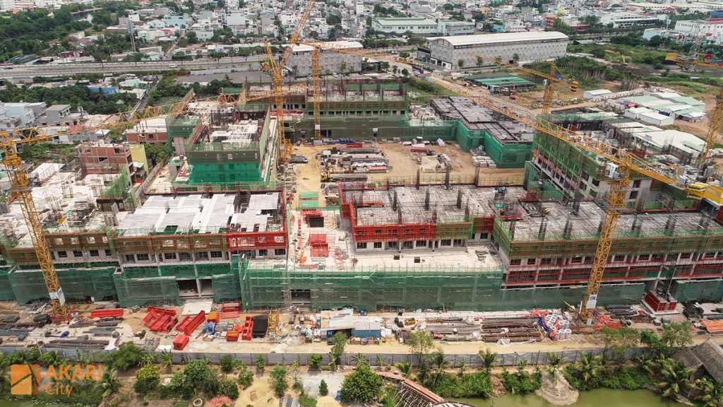 Tiến độ xây dựng Akari City 4-2020