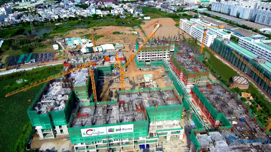 Tiến độ xây dựng Akari City 5-2020
